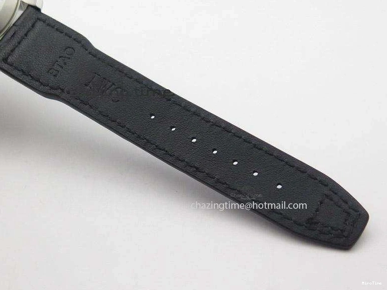 MIROTIME 0213 Soft Pilot Chrono 3777 43mm ZF 1:1 Best Edition Black Dial On Black Leather Strap A 7360